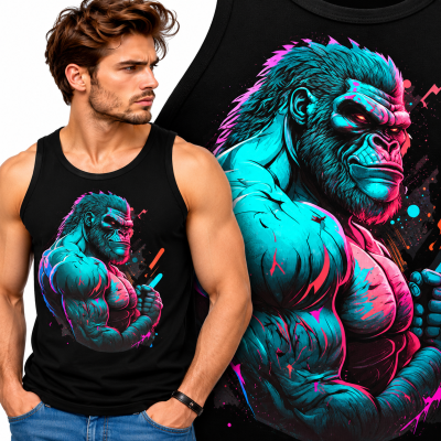 TANK TOP ZWIERZĘTA  BAD MONKEY 2
